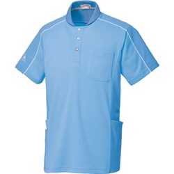 ルコック ショールカラーシャツ LL ブルー UZL3051