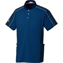 ルコック ショールカラーシャツ LL ネイビー UZL3051