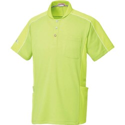 ルコック ショールカラーシャツ L ライム UZL3051