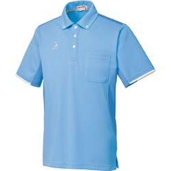 ルコック 男女兼用ボタンダウンシャツ EL ブルー UZL3052