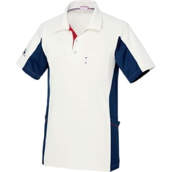 ルコック 男女兼用ニットシャツ L アイボリー UZL3073