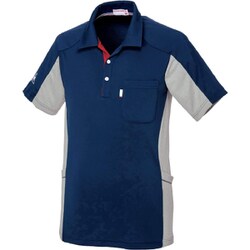 ルコック 男女兼用ニットシャツ L ネイビー UZL3073