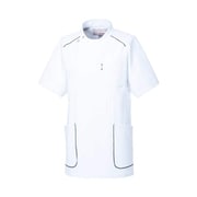 ルコック メンズジャケット M ホワイト×ネイビー UQM1103-1