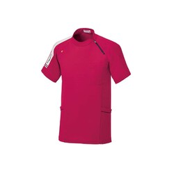 ルコック 男女兼用ジップシャツ M ローズ UZL3091-92