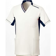 ルコック 男女兼用ニットスクラブ M アイボリー UZL3092-1