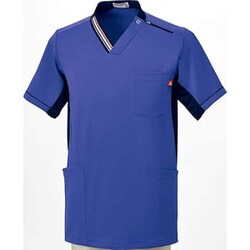 ルコック 男女兼用ニットスクラブ EL ロイヤルブルー UZL3092-41