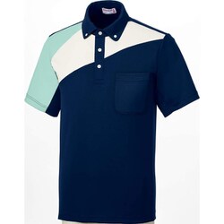 ルコック 男女兼用ニットシャツ 4L エメラルドグリーン UZL3093-60