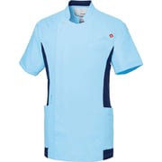 ルコック メンズバイカラージャケット LL アクア UQM1105-40