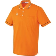 ルコック 男女兼用半袖ポロシャツ S オレンジ UZL3021-10