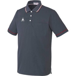 ルコック 男女兼用半袖ポロシャツ M チャコール UZL3021-20