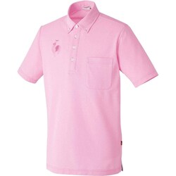 ルコック 男女兼用ボタンダウンシャツ LL ピンク UZL3029-9