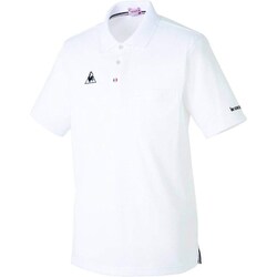 ルコック 兼用半袖ポロシャツ M ホワイト UZL8022-1