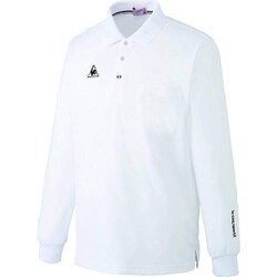 ルコック 兼用長袖ポロシャツ EL ホワイト UZL8029-1