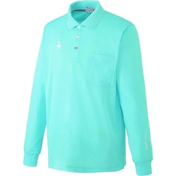 ルコック 兼用長袖ポロシャツ SS アクア UZL8029-4