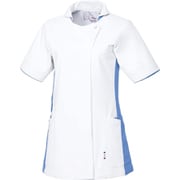 ルコック レディスジャケット EL ホワイト×ブルー UQW1043-41