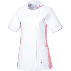 ルコック レディスジャケット L ホワイト×ピンク UQW1043-90