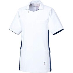 ルコック メンズジャケット LL ホワイト×ネイビー UQM1102-5