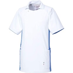 ルコック メンズジャケット M ホワイト×ブルー UQM1102-41