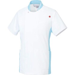 ルコック メンズジャケット L ホワイト×アクア UQM1008N-40