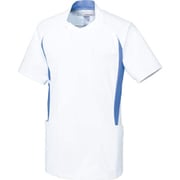 ルコック メンズジャケット M ホワイト×ブルー UQM1107-41