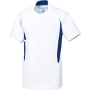 ルコック メンズジャケット M ホワイト×ネイビー UQM1107-5