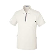 ルコック ポルティフジップシャツ M アイボリー UZL3207