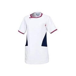 ルコック レディスジャケット S ホワイト×ロゼ UQW1057