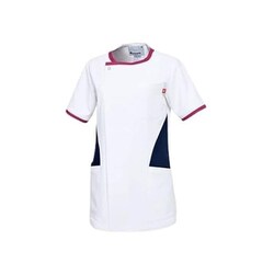 ルコック レディスジャケット M ホワイト×ロゼ UQW1057