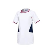 ルコック レディスジャケット M ホワイト×ロゼ UQW1057