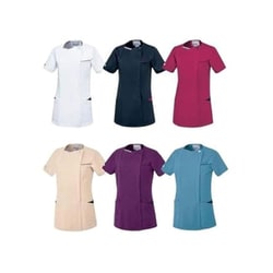 ルコック レディスジャケット M ホワイト×ネイビー UQW1056