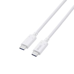 240W PD EPR USB Type-C ケーブル 0.5m eMarker 480Mbps ホワイト MPA-CCPE05WH