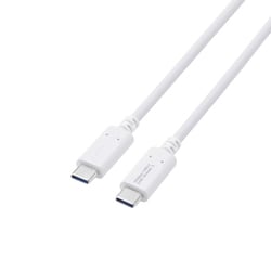 240W PD EPR USB Type-C ケーブル 2m eMarker 480Mbps ホワイト MPA-CCPE20WH