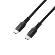 240W PD EPR USB Type-C ケーブル 1.5m 高耐久ナイロン 断線に強い eMarker 480Mbps ブラック MPA-CCPES15BK