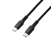 240W PD EPR USB Type-C ケーブル 2m 高耐久ナイロン 断線に強い eMarker 480Mbps ブラック MPA-CCPES20BK