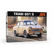 AK35032 1/35 トラビ 601 S リムジン/パトカー仕様 （2 in 1） [組立式プラスチックモデル]