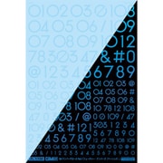 GM-885 GM ナンバーデカール 1/100 No.6 フューチャー・ナンバーズ ベーシック クリア＆ネオン スプラッシュブルー 【初回限定生産】 [プラモデル用品]