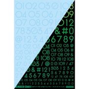 GM-886 GM ナンバーデカール 1/100 No.6 フューチャー・ナンバーズ ベーシック クリア＆ネオン ジュエルグリーン 【初回限定生産】 [プラモデル用品]