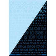 GM-891 GM ナンバーデカール 1/144 No.8 フューチャー・ナンバーズ クリア＆ネオン スプラッシュブルー 【初回限定生産】 [プラモデル用品]