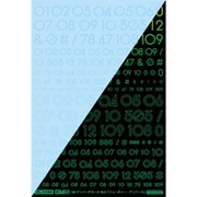 GM-892 GM ナンバーデカール 1/144 No.8 フューチャー・ナンバーズ クリア＆ネオン ジュエルグリーン 【初回限定生産】 [プラモデル用品]