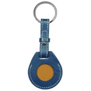 イーコスモ 自転車 レザーキーホルダー エアタグ LoshallTag ローシャルタグ LTG 位置情報・紛失防止タグ 本体 Android 対応 ネイビー TGK3-NV YF-1338