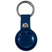 イーコスモ 自転車 シリコンキーホルダー 窓付き エアタグ LoshallTag ローシャルタグ LTG 位置情報・紛失防止タグ 本体 Android 対応 ネイビー TGK5-NV YF-1340