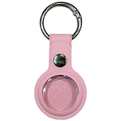 イーコスモ 自転車 シリコンキーホルダー 窓付き エアタグ LoshallTag ローシャルタグ LTG 位置情報・紛失防止タグ 本体 Android 対応 ピンク TGK5-PI YF-1341