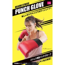 ストレス発散 パンチグローブ 約横12cm×縦13cm