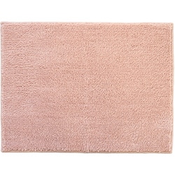 バスマット ふんわり プレーン 約縦45cm×横60cm ピンク