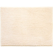 バスマット ふんわり プレーン 約縦45cm×横60cm アイボリー