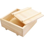 桧押し寿司器 特大 約幅24cm×奥行24cm×高さ8.5cm