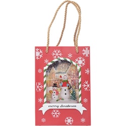 Snow Globe ショッパー [クリスマス スノードーム インテリア 置物 卓上 オブジェ]