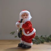 ダンシングサンタ ギターサンタ [クリスマス サンタ ダンシングサンタ 踊るサンタ ミュージックサンタ インテリア 置物 卓上 オブジェ]