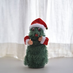 ダンシングサンタ ツリーサンタ [クリスマス サンタ ダンシングサンタ 踊るサンタ ミュージックサンタ インテリア 置物 卓上 オブジェ]