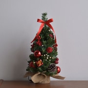 X`mas MiniTree LED RED [クリスマス 卓上 クリスマスツリー ミニツリー インテリア オブジェ LEDライト 電池式]